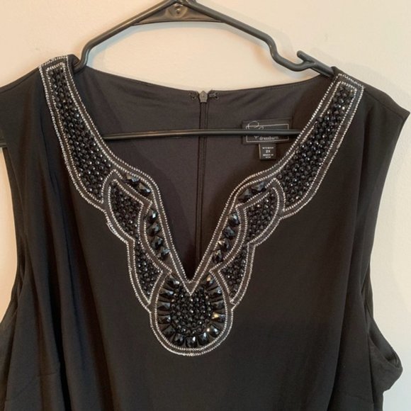 2x Dressbarn Collection black embellished jumpsuit - Picture 2 of 4